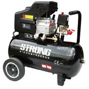 تصویر کمپرسور هوا استرانگ مدل STG50L ظرفیت ۵۰ لیتر روغنی 