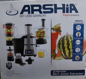تصویر آبمیوه گیری ۶ کاره لمسی عرشیا مدل JE014-2435 ا Arshia 6-function touch juicer model JE014-2435 Arshia 6-function touch juicer model JE014-2435
