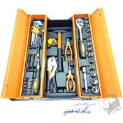 تصویر مجموعه جعبه بکس و ابزار ۶۵ عددی باس مدل BS-65 