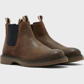 تصویر چکمه‌های قهوه‌ای راحتی بدون بند برند jack & jones Slip On Causal Boots Brown