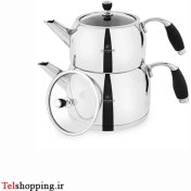 تصویر کتری و قوری لایف اسمایل مدل TK1 8 ظرفیت 2 لیتر استیل ضد زنگ 