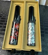 تصویر فندک برند هانست شعله اتمی طرحدار - مشکی قرمز 