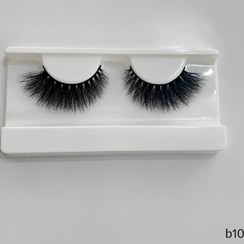 تصویر مژه مصنوعی سه بعدی گربه ای فر پر تراکم b10 