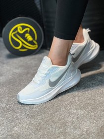 تصویر کفش کتونی اسپرت ورزشی نایک زوم (Nike Zoom) زنانه و دخترانه رنگ سفید 