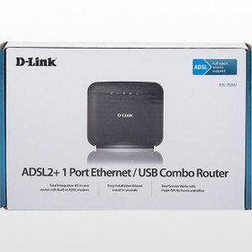 تصویر مودم دی لینک DSL-2520U ADSL2+ Modem D-Link DSL-2520U ADSL2+