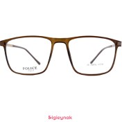 تصویر عینک طبی قهوه ای پلیس 9004 