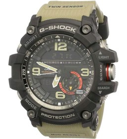 تصویر ساعت مچی مردانه ضد آب با صفحه آنالوگ/دیجیتال مدل GG-1000-1A5DR برند g-shock Men's Water Resistant Rubber Analog/Digital Watch GG-1000-1A5DR