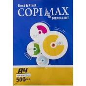 تصویر کاغذ A4 کپی مکس مدل اکسلنت 80 بسته 500 عددی Copimax A4 80Execllnt Paper Pack of 500