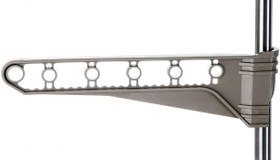 تصویر بند رخت ایستاده دو طبقه صورتی 