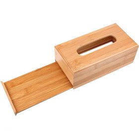 تصویر جا دستمال کاغذی بامبو وارداتی 