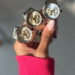 تصویر ساعت زنانه الگانس طرح سه موتوره 