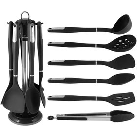 تصویر سرویس کفگیر و ملاقه لایف اسمایل مدل TOOL 34 LIFE SMILE TOOL-34 KITCHEN TOOLS SET