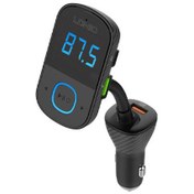 تصویر شارژر فندکی و پخش کننده بلوتوث الدینیو مدل C705Q Bluetooth FM Transmitter توان 43 وات 