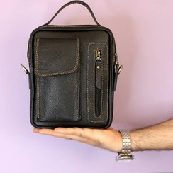 تصویر کیف دوشی چرم مردانه پاکو مدل BP21 