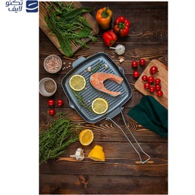 تصویر تابه گریل تکنو سایز 24 