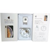 تصویر پک شارژر برند apple مدل iphone xs max iPhone Xs Max 5W USB Power Adapter Lightning to USB Cable