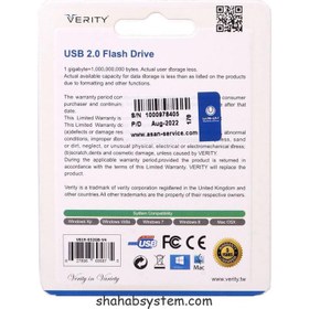 تصویر فلش مموری وریتی مدل V-819 ظرفیت 32 گیگابایت ا V-819 flash memory with a capacity of 32 GB V-819 flash memory with a capacity of 32 GB
