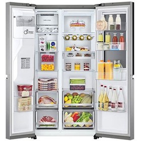 تصویر یخچال ساید بای ساید ال جی مدل  X287 LG Side By Side Refrigerator  X287