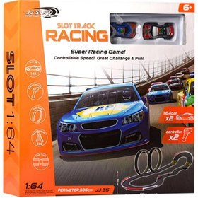 تصویر اسباب بازی ریسینگ کنترلی برقی دو حلقه RACING TRACK jj352 