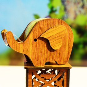 تصویر پایه چسب ژپتو طرح animals کد JP97 به همراه چسب - سفید 