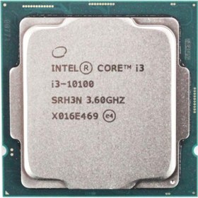 تصویر پردازنده مرکزی اینتل مدل COMET LAKE CORE I3-10100 TRAY 