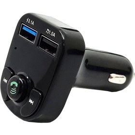 تصویر پخش کننده اف ام خودرو مدل X8A با قابلیت شارژ گوشی موبایل X8A car FM player with mobile phone charging capability