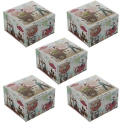 تصویر دستمال کاغذی گلریز مدل رویای کودکانه ۵۰ برگ بسته ۵ عددی 