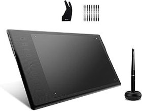 تصویر Huion Huion Inspiroy Q11k V2 نقاشی قرص شیب عملکرد شیب عملکرد بدون باتری قلم 8192 فشار قلم با دستکش هنرمند و 18 قلم قلم HUION Huion Inspiroy Q11K V2 Graphic Drawing Tablet Tilt Function Battery-Free Stylus 8192 Pen Pressure with Artist Glove and 18 Pen Nibs