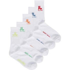 تصویر Erkek Çorap 5'li JACJJ LOGO TENNIS SOCK 5 PACK 12240973 