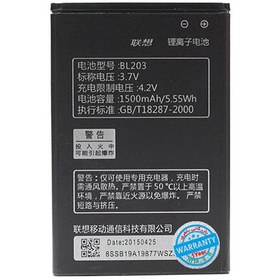 تصویر باتری لنوو Lenovo A369i مدل BL203 ا battery Lenovo BL203 battery Lenovo BL203