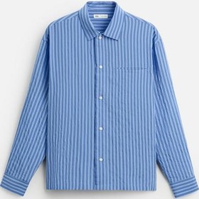 تصویر پیراهن راه راه مردانه زارا STRIPED FLOWING SHIRT 