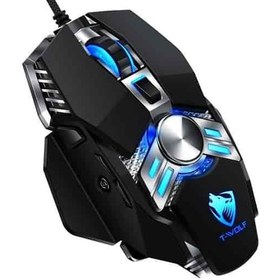 تصویر موس سیم‌ دار مخصوص بازی تی‌ولف مدل V10 Warrior T-Wolf V10 Warrior Gaming Mouse