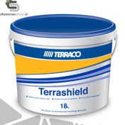 تصویر رنگ نمای ساختمان سفید تراشیلد - Terraco Terrashield - سطل 5 کیلویی 