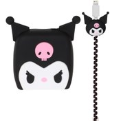 تصویر ست سیلیکونی عروسکی محافظ کابل و شارژر شیائومی ۶۷ وات طرح ۳۶ 