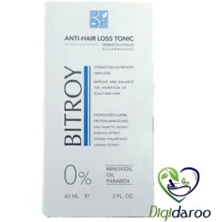 تصویر بیتروی تونیک تقویت کننده مو حاوی عصاره های گیاهی 60ML BITROY ANTI-HAIR LOSS TONIC 60ML