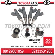تصویر سوزن انژکتور تویوتا پرادو چهار سیلندر 2005 تا 2009 برند اصلی جنیون پارت 