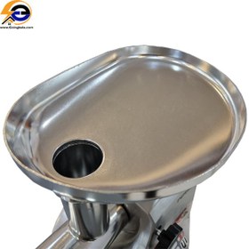 تصویر چرخ گوشت PR-9600 تمام استیل کرومی ا meat grinder all steel model PR-9600 meat grinder all steel model PR-9600