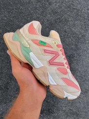 تصویر کفش نیوبالانس ۹۰۶۰ کرم صورتی - ۳ New balance 9060 cream pink