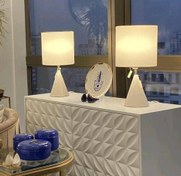 تصویر آباژور سنگی مخروطی ا Stone lampshade Stone lampshade