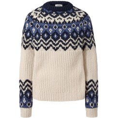 تصویر پلیور پشمی بافت نروژی زنانه چیبو 