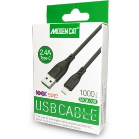 تصویر کابل تبدیل USB به USB-C مودم کت مدل MCB-005 طول 1 متر 