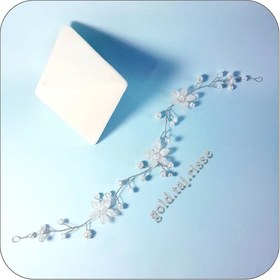 تصویر ریسه مو مدل گلی - کرمی risse gholi