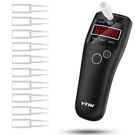 تصویر الکل سنج تنفسی LCD مدل VTIN CA156AB ا VTIN Alcohol Breathalyzer Tester LCD Alcohol Tester Analyzer Detector CA156AB VTIN Alcohol Breathalyzer Tester LCD Alcohol Tester Analyzer Detector CA156AB