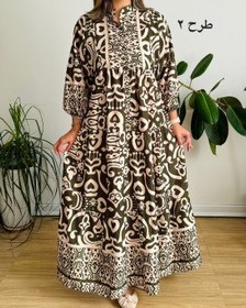 تصویر سرمه کالکشن - پیراهن ماکسی روشا 11 