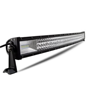 تصویر لایت بار پنج حالته سه ردیف منحنی 107CM 