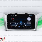 تصویر قاب و مانیتور تویوتا کمری2007 اندروید 11 اینچ گلدویژن مدل Android 