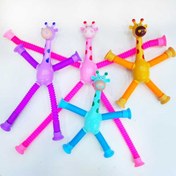 تصویر عروسک زرافه چراغدار سایز ۱۸.۵ سانتیمتر 