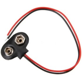 تصویر جا باتری کتابی مدل 9V 