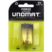 تصویر باتری کتابی یونومات مدل Force-110 ظرفیت ۹ ولت آلکالاین 