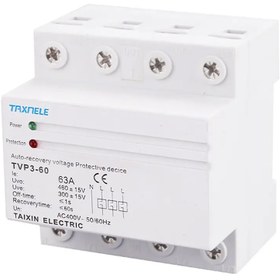 تصویر محافظ ولتاژ تکسنله مدل سه فاز TVP3-60 TAXNELE TVP3-69 3-phase Voltage Protector